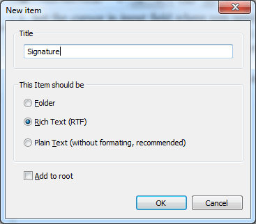 Use this dialog to add a string. Then you can immediately copy this string to windows clipboard or insert it